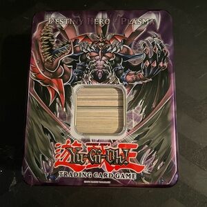 Yugioh tin empty